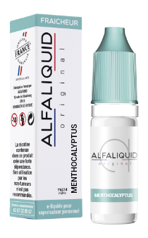 E-liquide Mentocalyptus de chez Alfaliquid distribué par KINGSMOKE situé à PLAISIR centre commercial AUCHAN