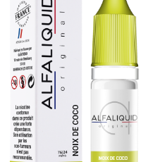 E-liquide Noix de coco de chez Alfaliquid distribué par KINGSMOKE situé à PLAISIR centre commercial AUCHAN