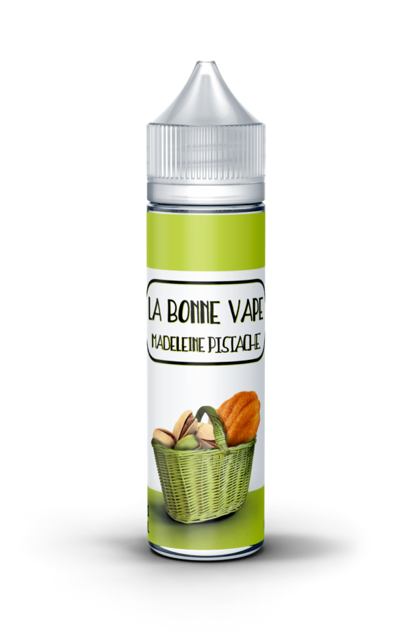 E-liquide MADELEINE PISTACHE de chez Vapeur France distribué par KINGSMOKE situé à PLAISIR centre commercial AUCHAN